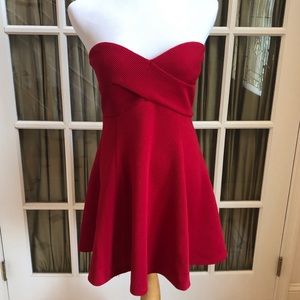NWT Forever 21 Red Showstopper Mini Dress